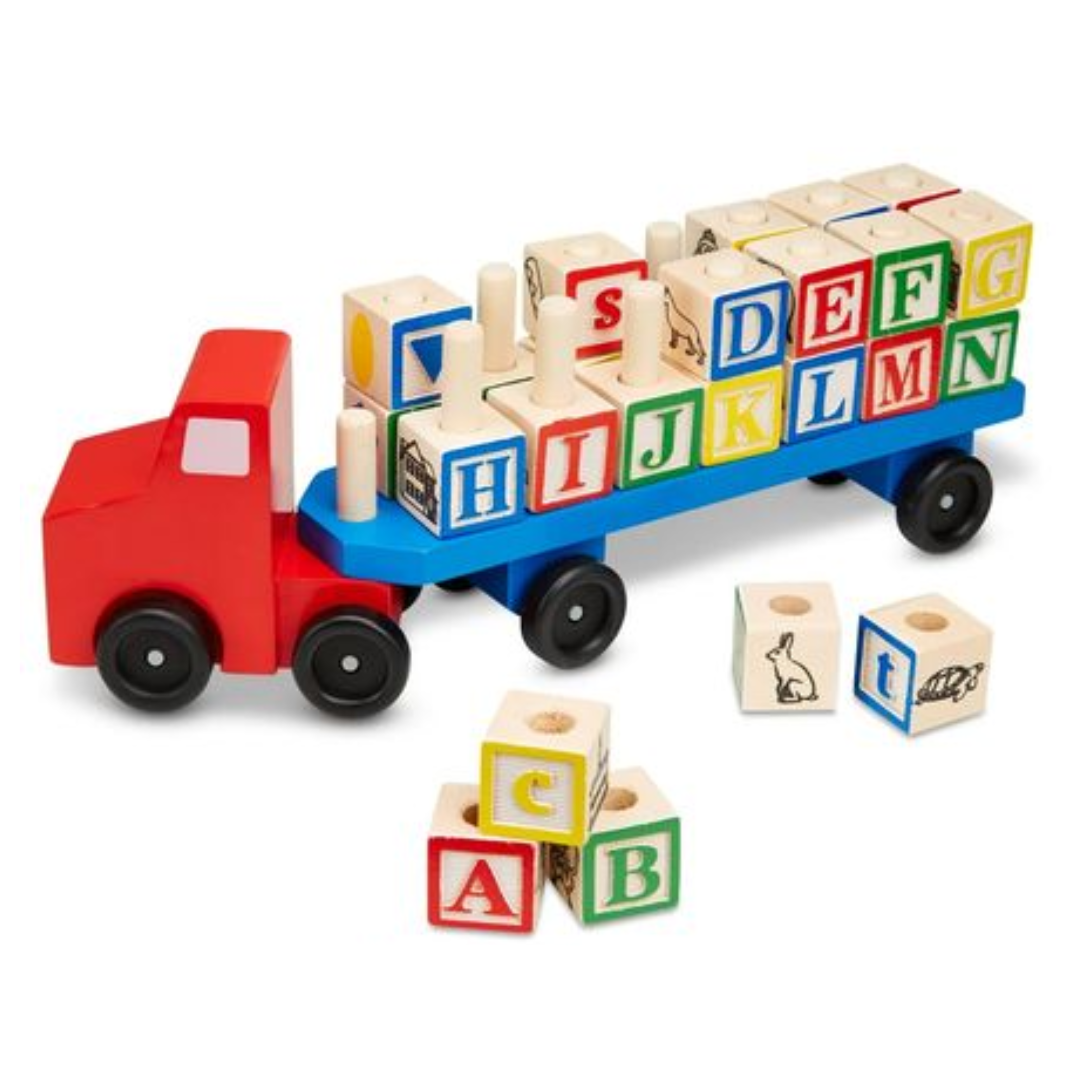 Alphabet Blocks Wooden Truck by Melissa & Doug
