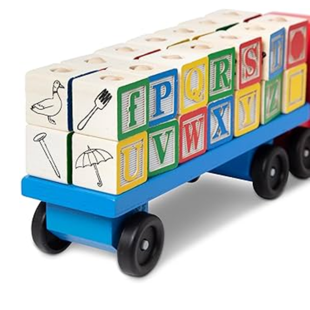 Alphabet Blocks Wooden Truck by Melissa & Doug