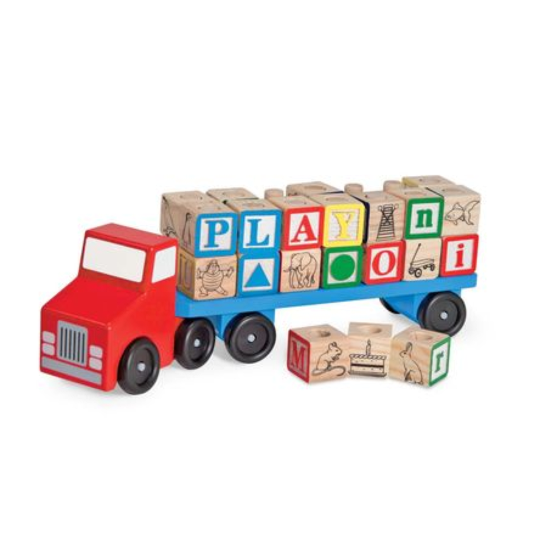 Alphabet Blocks Wooden Truck by Melissa & Doug