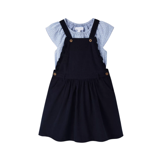 Floral Print Cotton Top and Pinafore Set | The Little White Company