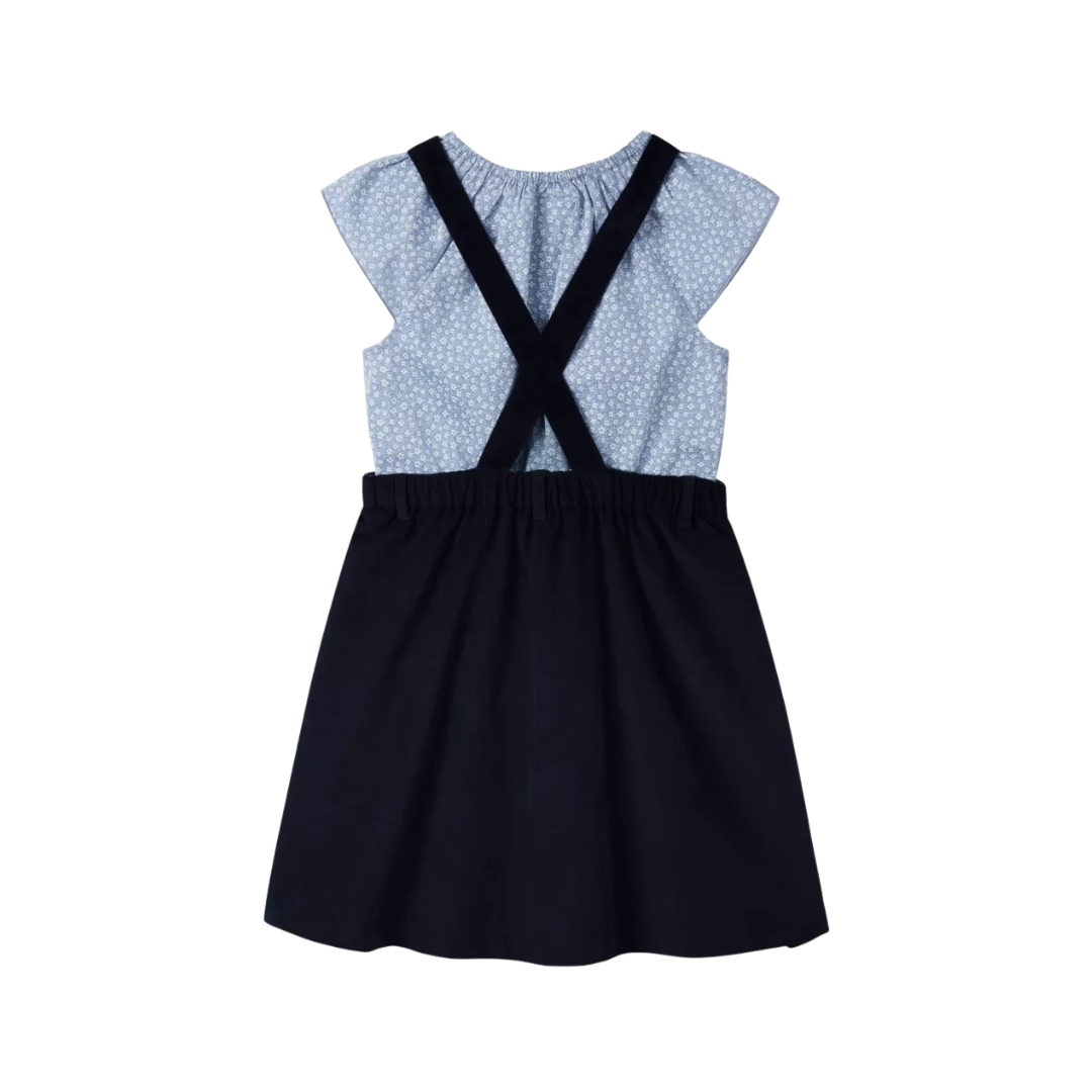 Floral Print Cotton Top and Pinafore Set | The Little White Company