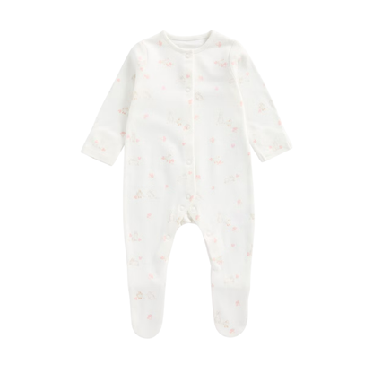My First Pink Baby Sleepsuit - Pack of 3 | Mothercare