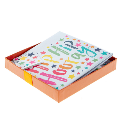 Medium Flat-Pack Gift Box - Rainbow Happy Birthday