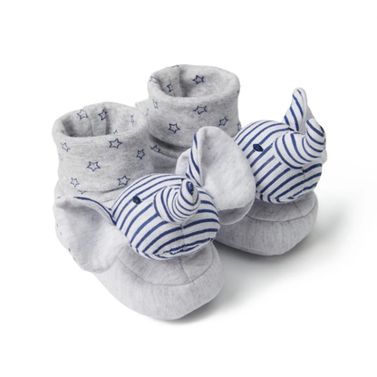 Striped Elephant Booties | Mothercare