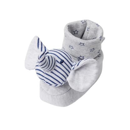 Striped Elephant Booties | Mothercare