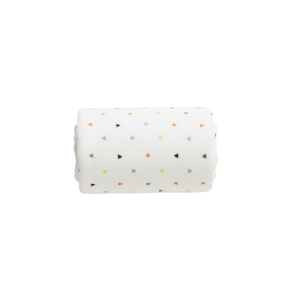 Triangles White Fleece Blanket