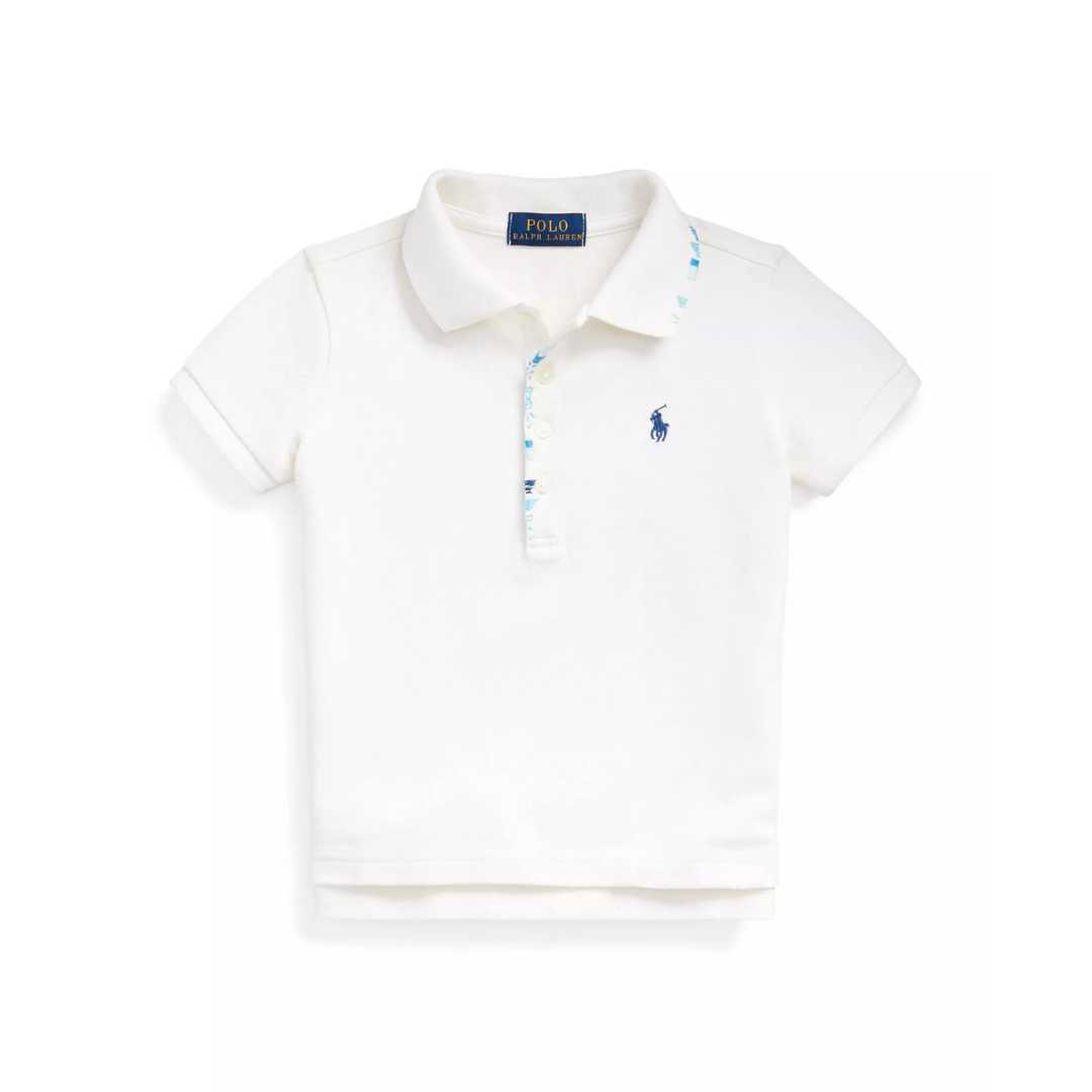 Embroidered Stretch Mesh Polo Shirt | Ralph Lauren