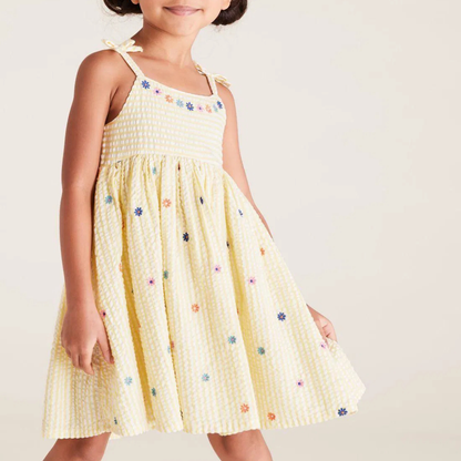 Yellow Shoulder Straps Dress | Marks & Spencer