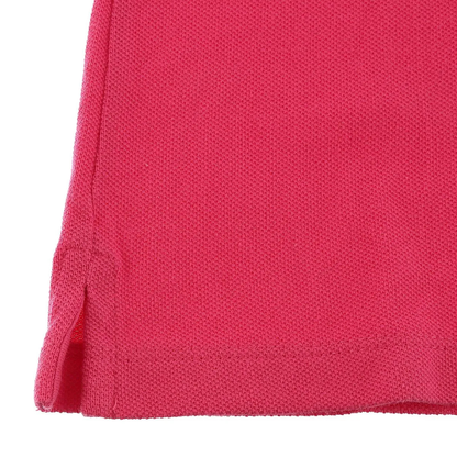 Cotton Mesh Polo Shirt with Ruffled Neckline | Ralph Lauren