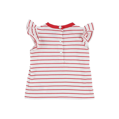 Red Stripped Polo Logo Shirt | Ralph Lauren