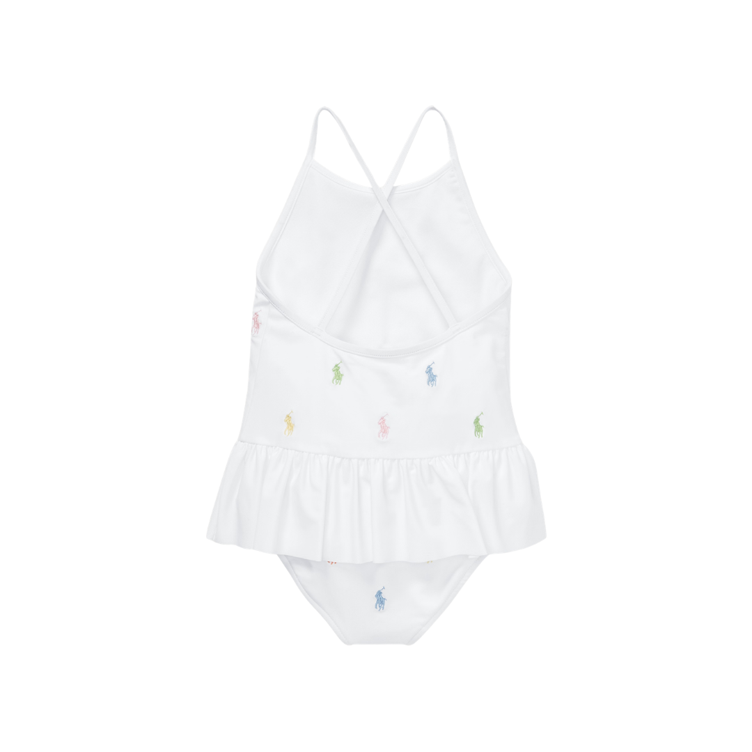 Polo Pony One-Piece Swimsuit | Toddler Girls | Ralph Lauren