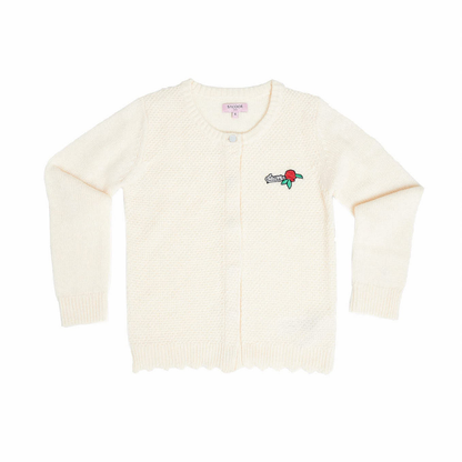 Ivory Knitted Cardign | Sacoor Brothers