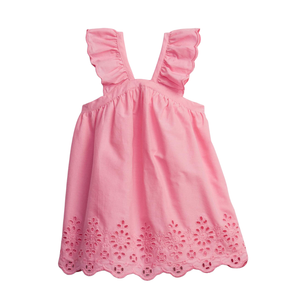 Baby Gap Pink Eyelet Flutter Dress – Versatile Cotton Summer Outfit
