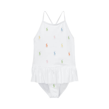 Polo Pony One-Piece Swimsuit | Toddler Girls | Ralph Lauren