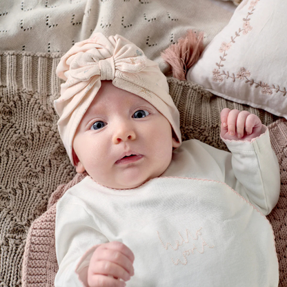 Hello World My First Outfit 3 Piece Set Peach | Mamas & Papas