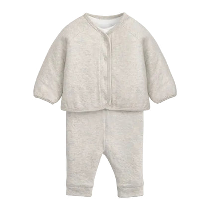Mamas & Papas quilted jacket, bodysuit and leggings baby set