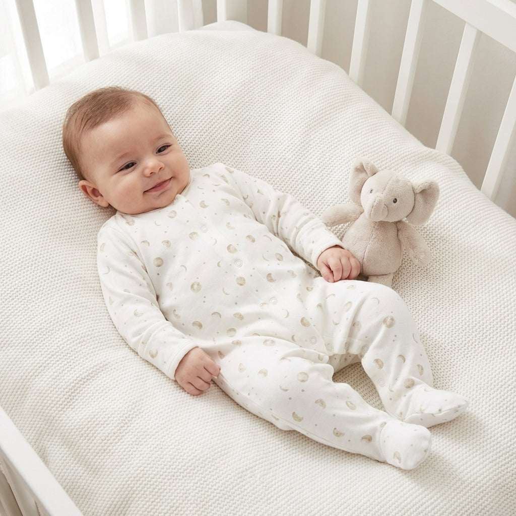 Pack of 3 Moon Sleepsuits | Mamas & Papas