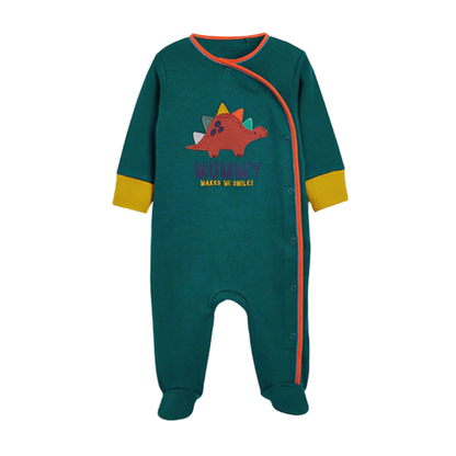 Dino Green Footed Sleepsuit | Next Baby