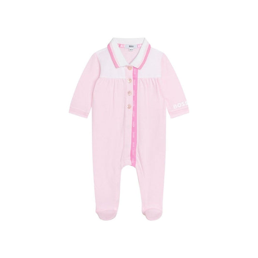 Little Boss Pink Sleepsuit