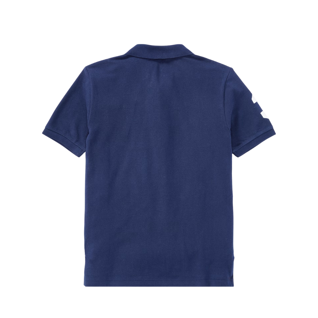 Mesh Cotton Polo Shirt Navy Blue | Ralph Lauren