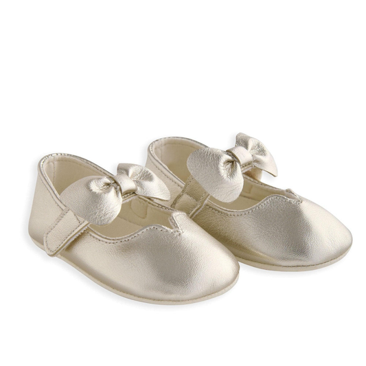 Bow Pram Gold Shoes | Mamas & Papas