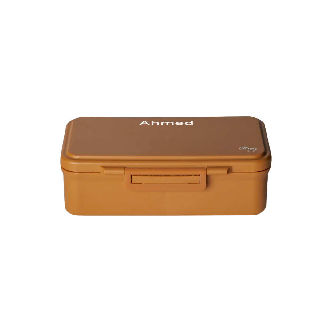 Citron Rectangle Lunch Box Caramel