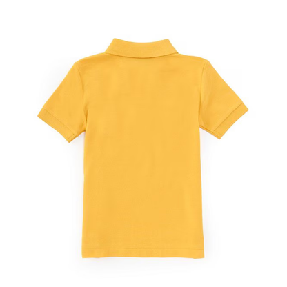Yellow Mesh Cotton Polo Shirt | Ralph Lauren