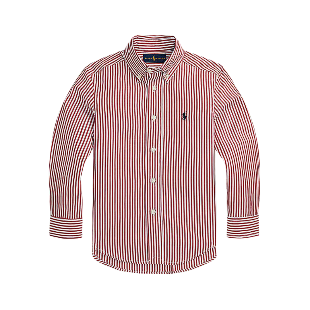 Striped Cotton Poplin Shirt | Ralph Lauren