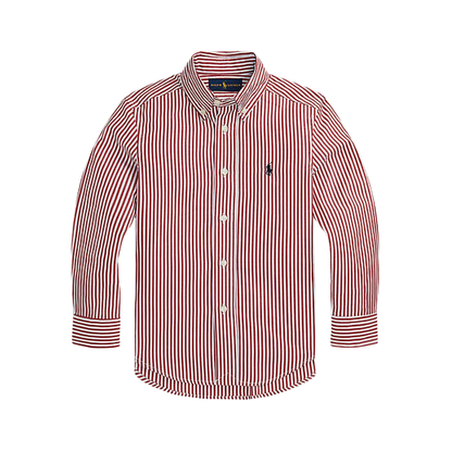 Striped Cotton Poplin Shirt | Ralph Lauren