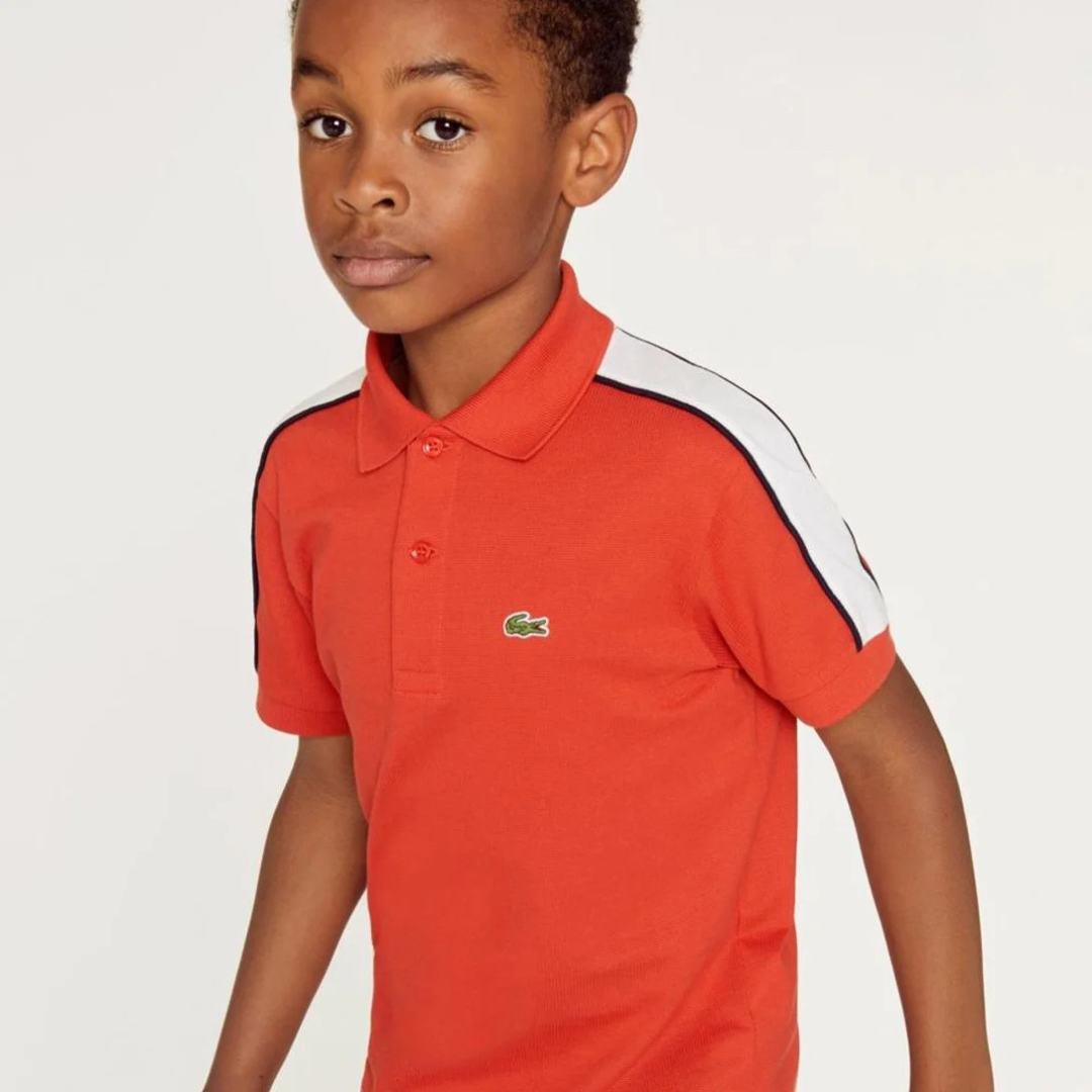 Kids Orange Polo Shirt | Lacoste