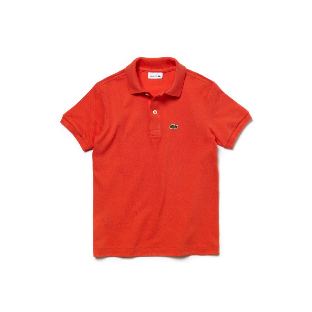 Lacoste Toddler Boy Coral Polo – Iconic Crocodile Logo