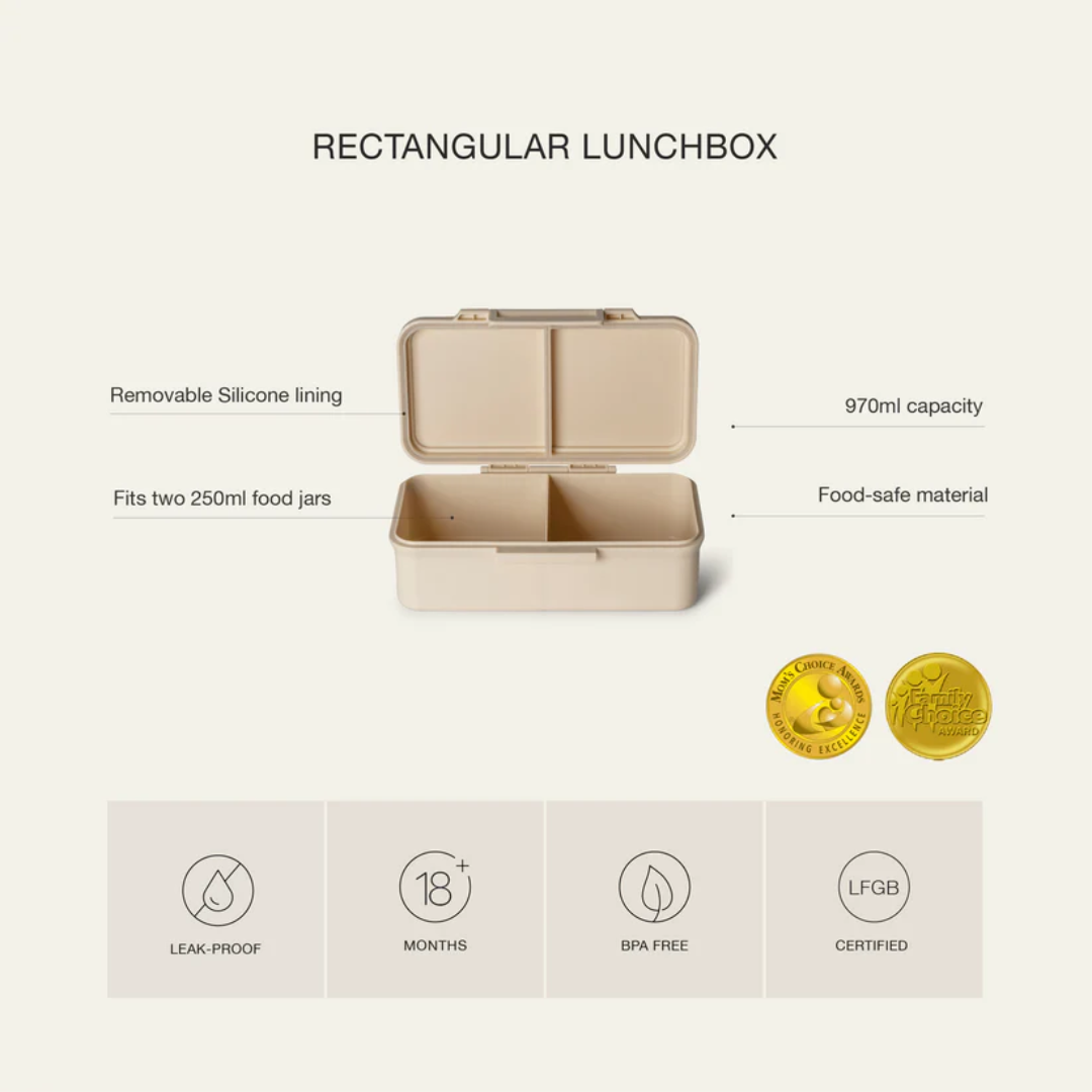 Citron Rectangle Lunch Box Caramel