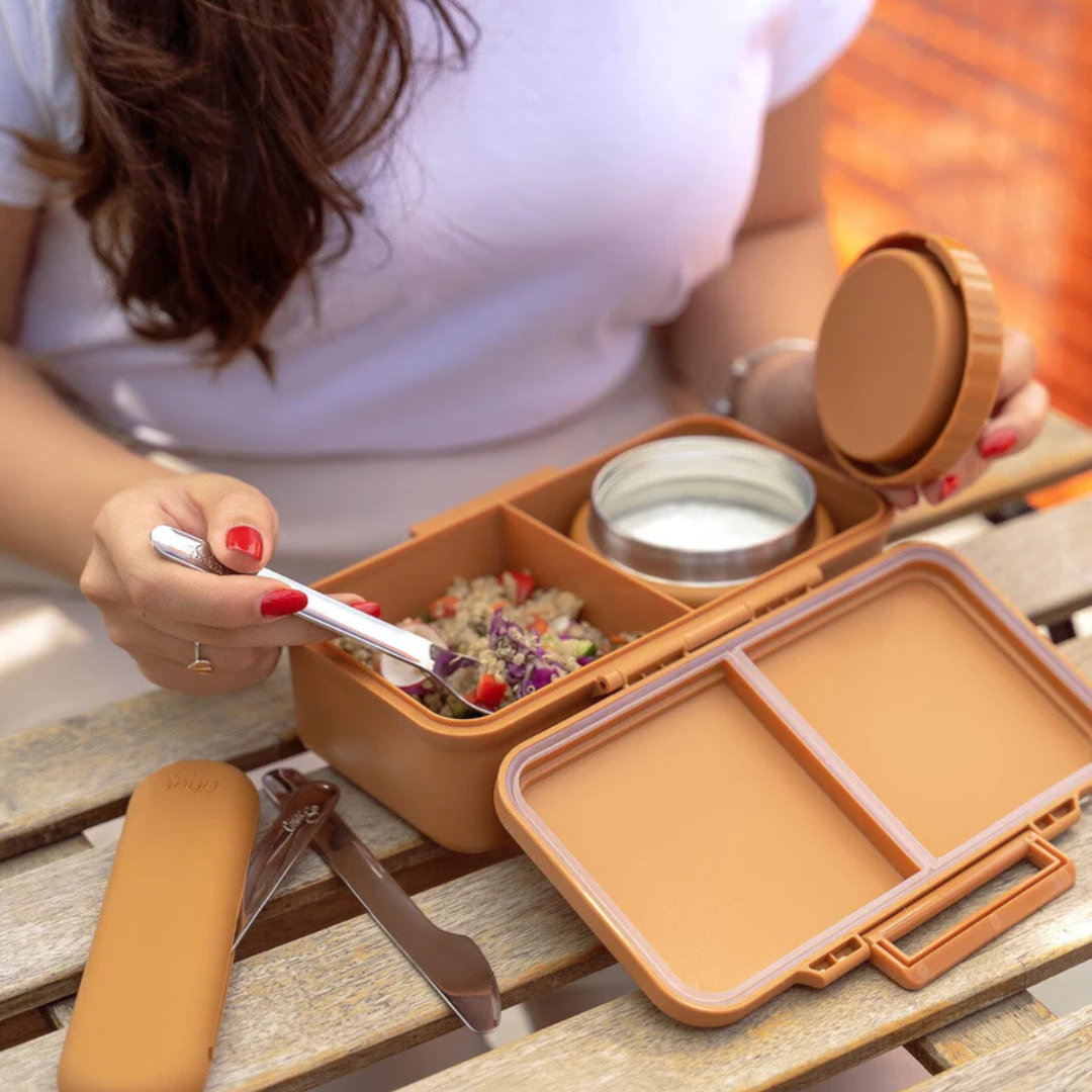 Citron Rectangle Lunch Box Caramel