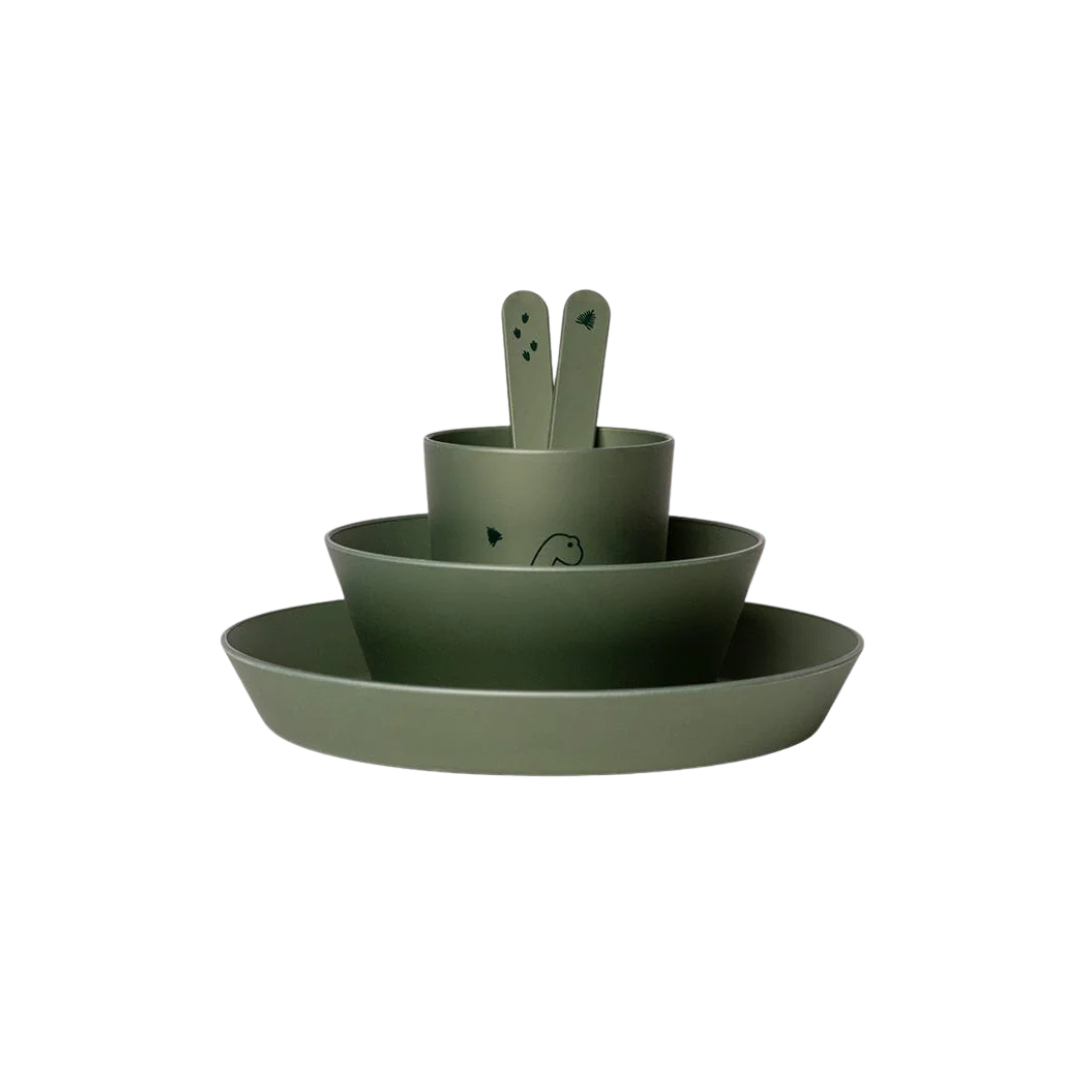 Citron Bio Based Tableware Set - Dino