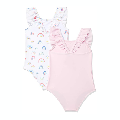 Over the Rainbow Pack of 2 Swimsuits|Marks & Spencer