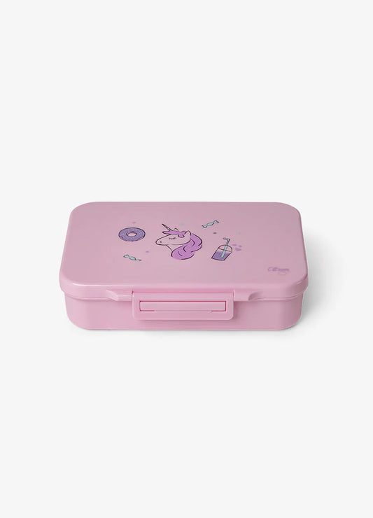 Tritan Lunchbox - 4 Compartments - Stormy Unicorn