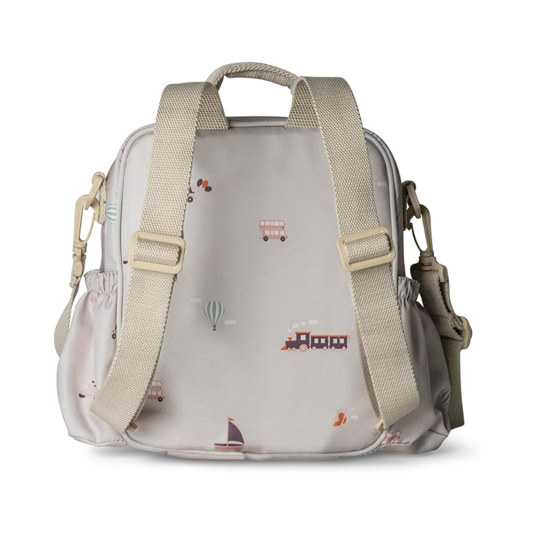 Insulated Lunch Bag Backpack - Vehicles |Citron