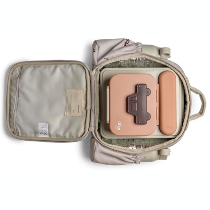 Insulated Lunch Bag Backpack - Vehicles |Citron
