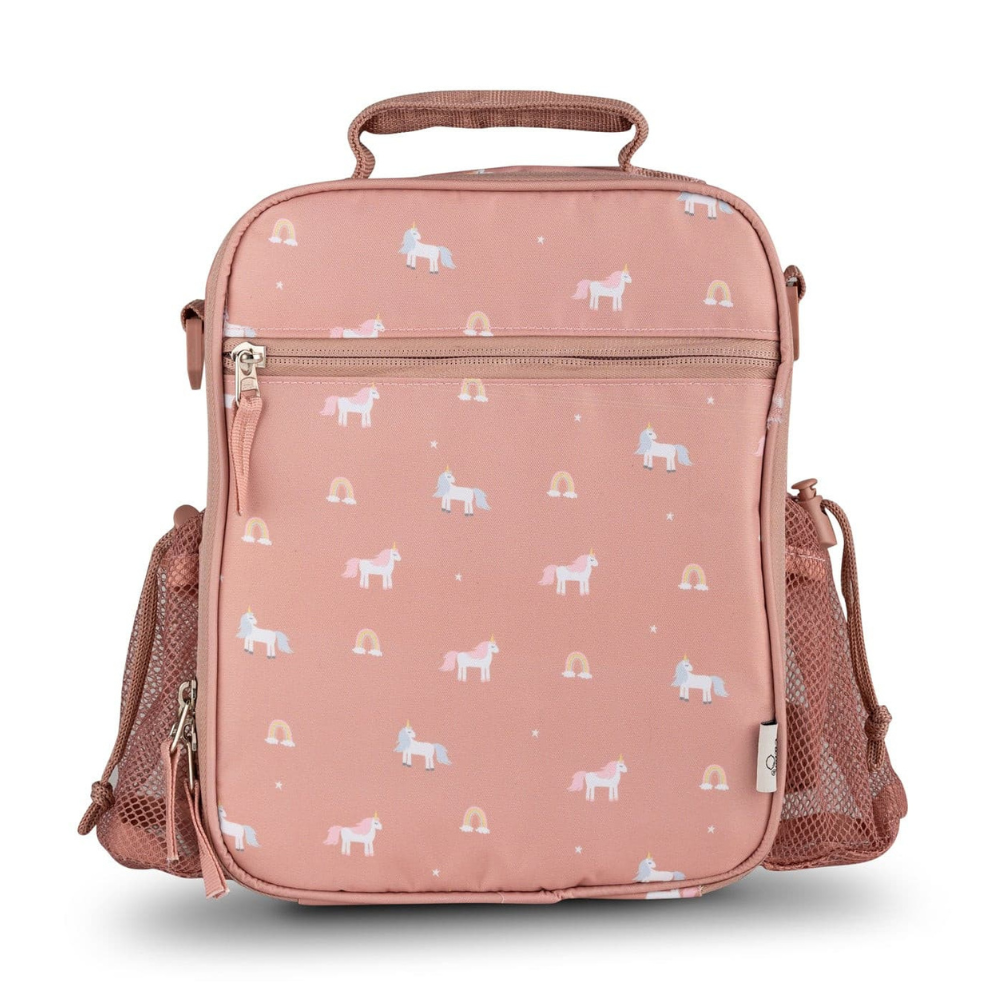 Insulated Lunch Bag Backpack - Unicorn |Citron