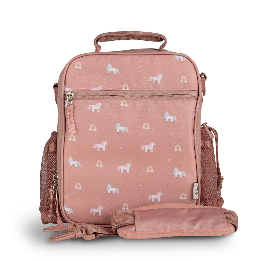 Insulated Lunch Bag Backpack - Unicorn |Citron