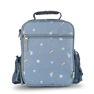 Insulated Lunch Bag Backpack - Spaceship | Citron