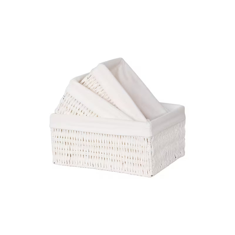 Hand-woven rattan storage basket – view 4