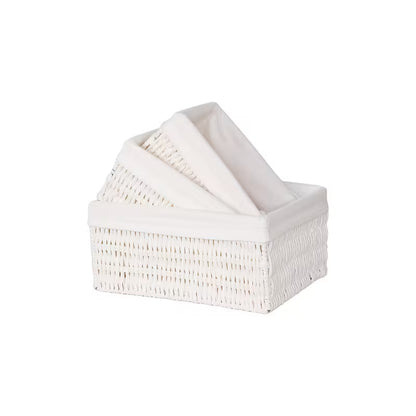 Hand-woven rattan storage basket – view 4