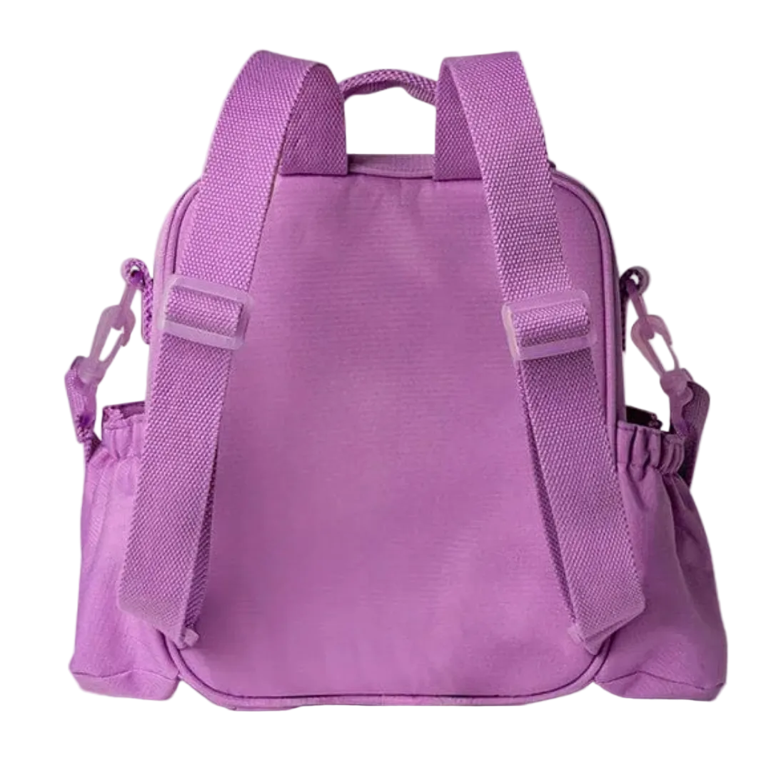 Insulated Lunchbag Backpack - Stormy Unicorn |Citron