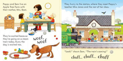 Poppy and Sam's Noisy Train Sound Book | Usborne