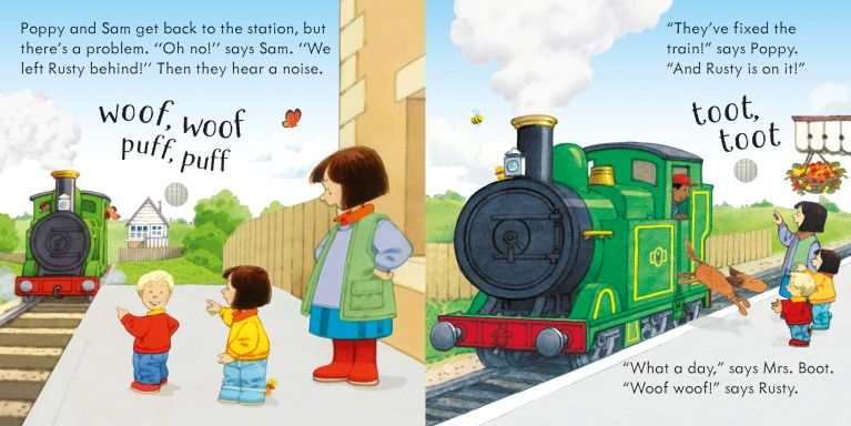 Poppy and Sam's Noisy Train Sound Book | Usborne