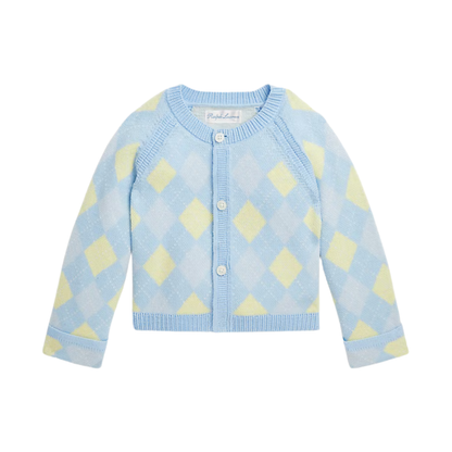 Argyle Cotton Cardigan