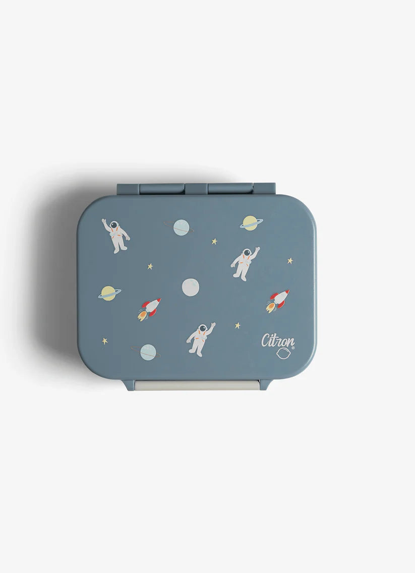 Absolut Tritan Snackbox - 3 Compartments - Spaceship Dusty Blue