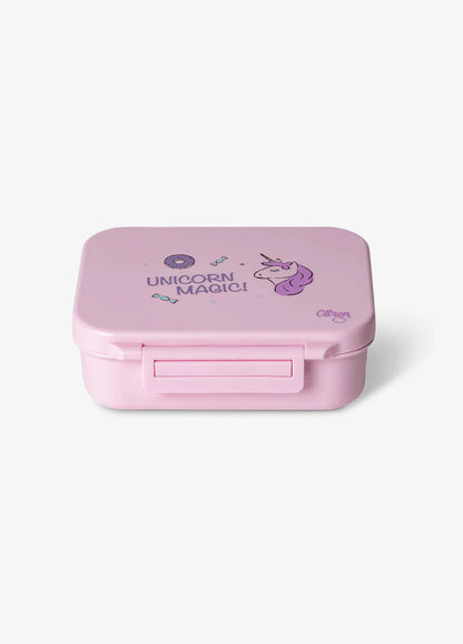 Tritan Snack Box - 3 compartment - Stormy Unicorn