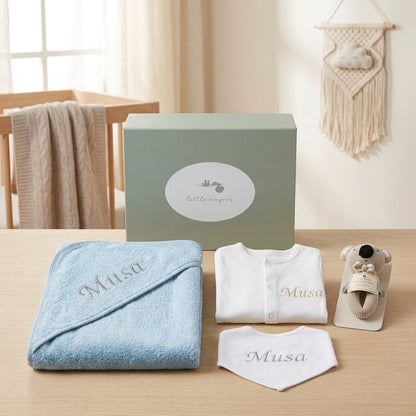 Personalised Baby Boy Gift Box | Newborn Essentials